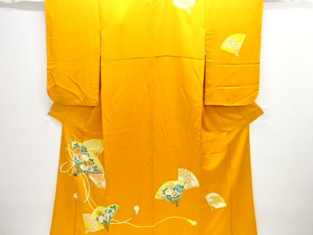 扇面に花古典柄訪問着